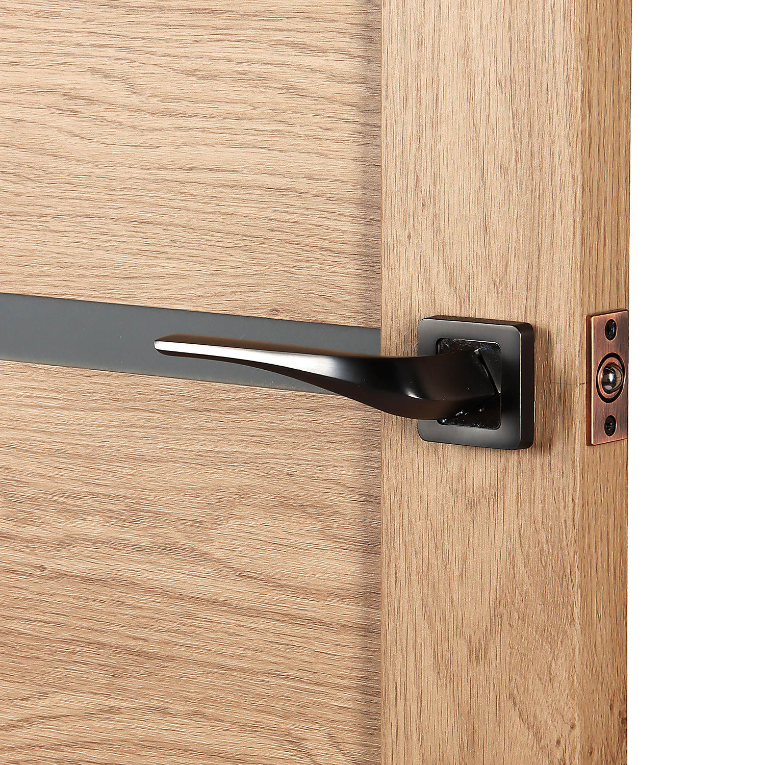 Дверь межкомнатная остекленная ЦАРГИ ПВХ COMFORT-2 Дуб Светлый 3D 700мм BROZEX-WOOD  *1