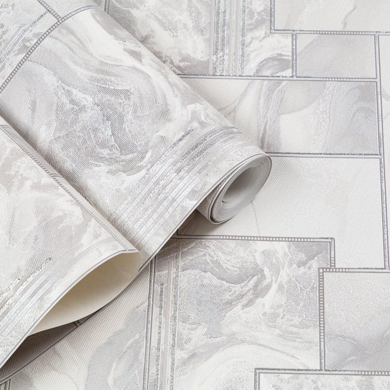 Обои винил "Палитра" PROTECT-MILISSMA (сер.) PL11062-12a 0,53*10м *1/16