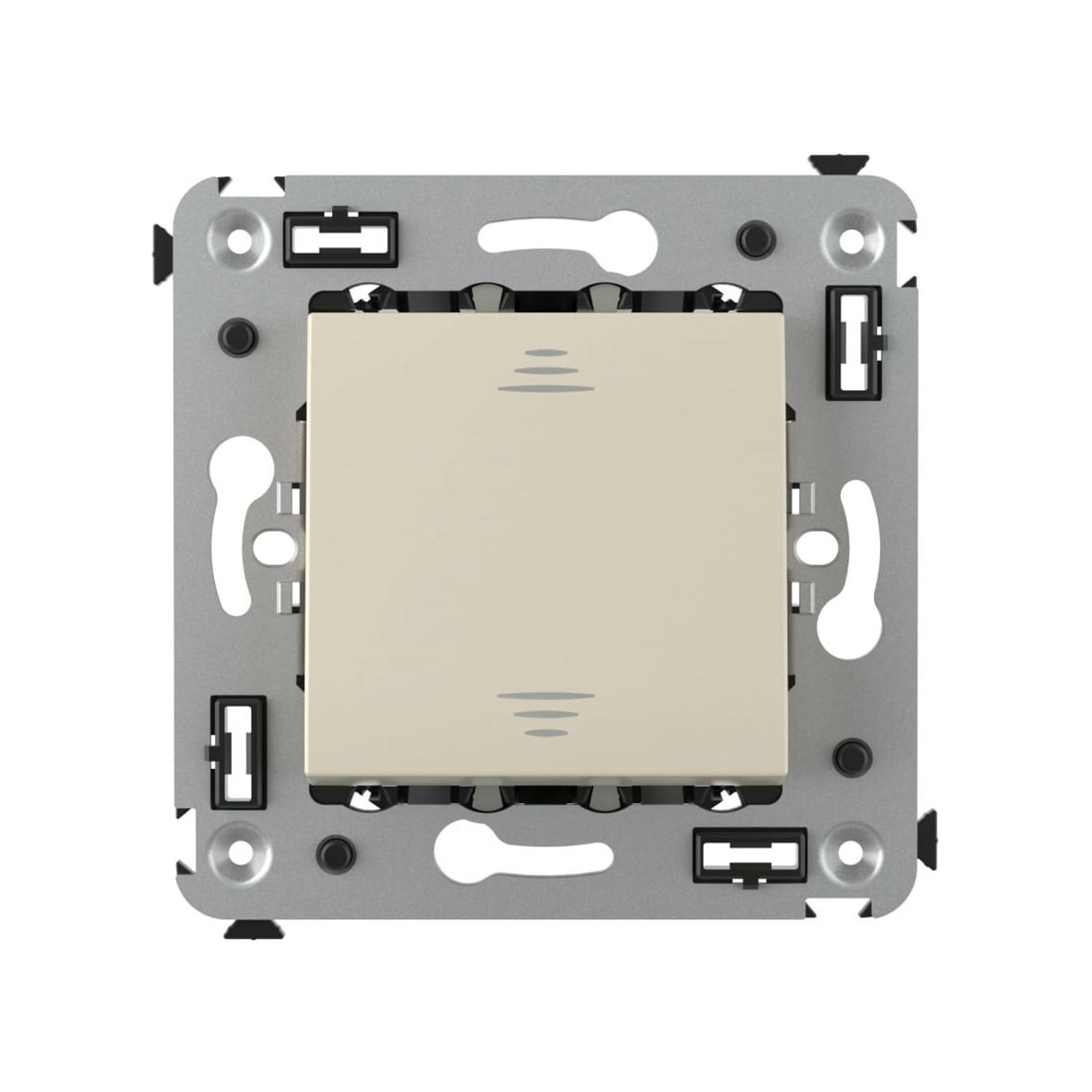 яяяВыключатель "Avanti" СП 1кл. "Ванильная дымка" ДКС 4405103 *