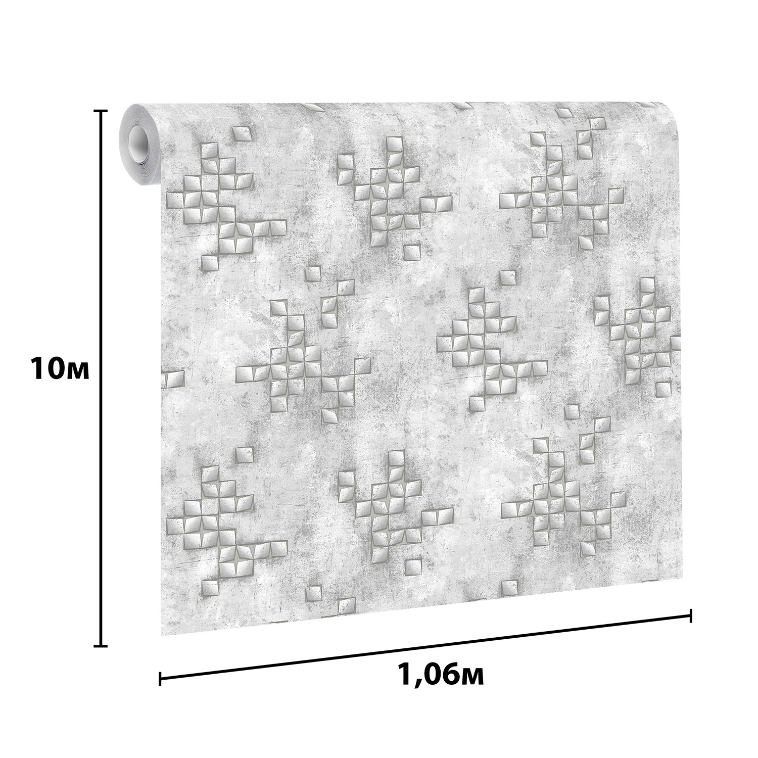яяяОбои  флиз. "Эрисманн" Profi Deco Tetris 60716-03 10.05х1.06м *6
