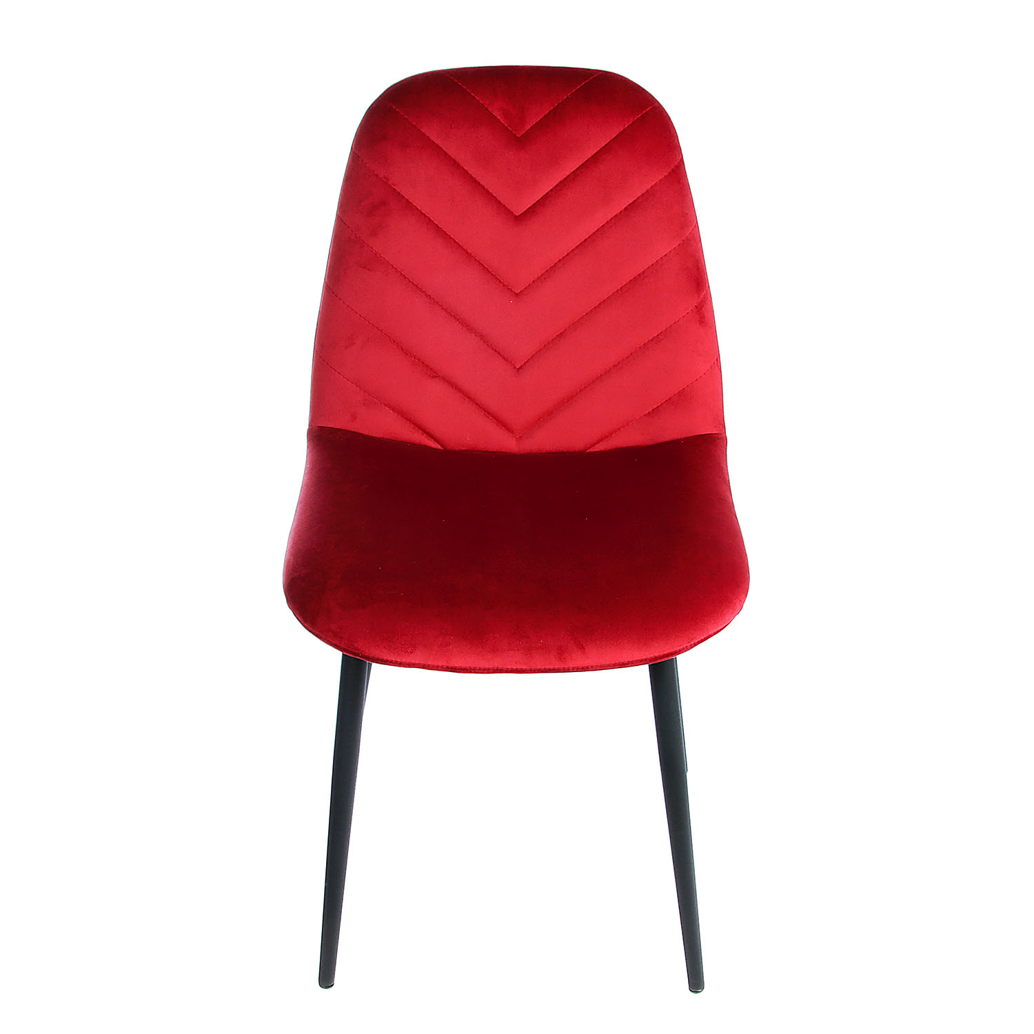 Стул FORPOST Малибу, 44х84х38 см, велюр конфетти руби вайн, красный