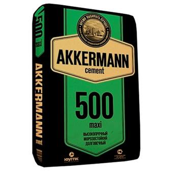 Цемент 50 кг Akkermann, ЦЕМII/А-И 42.5Н, М500