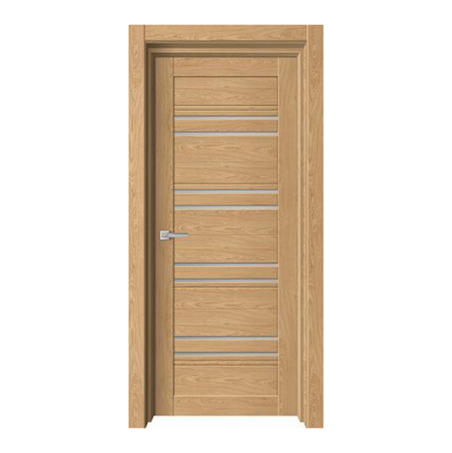 Дверь межкомнатная остеклённая ЦАРГИ ПВХ О2 Ольха Арт 700 мм Двери ГУД *1