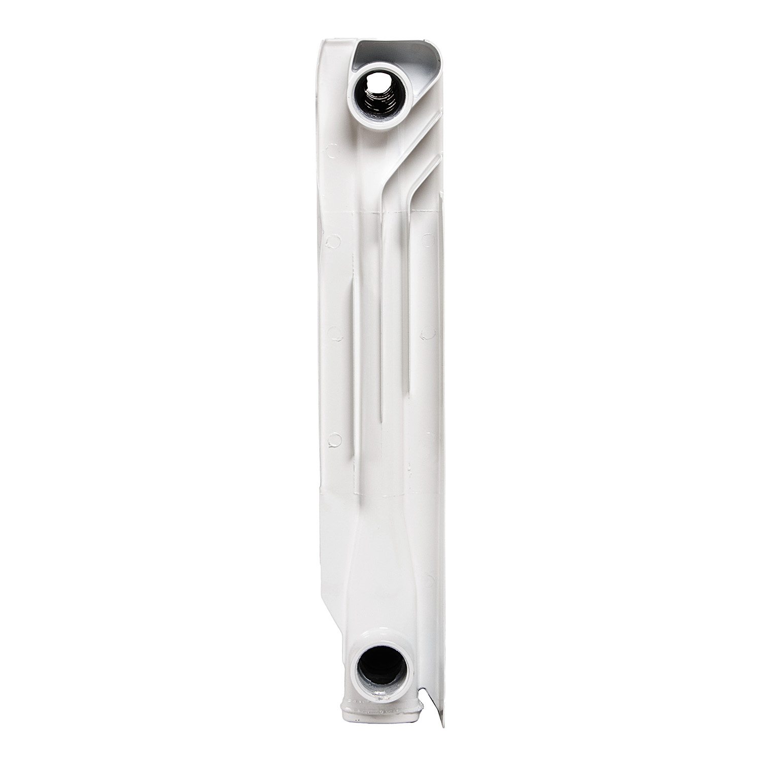 Радиатор алюминиевый 10 секций STI, 350 мм, белый