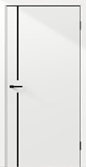 Комплект двери межкомнотной Аризона Белый жемчуг 700мм (дверь+погонаж+замок+ручка+петли)*1