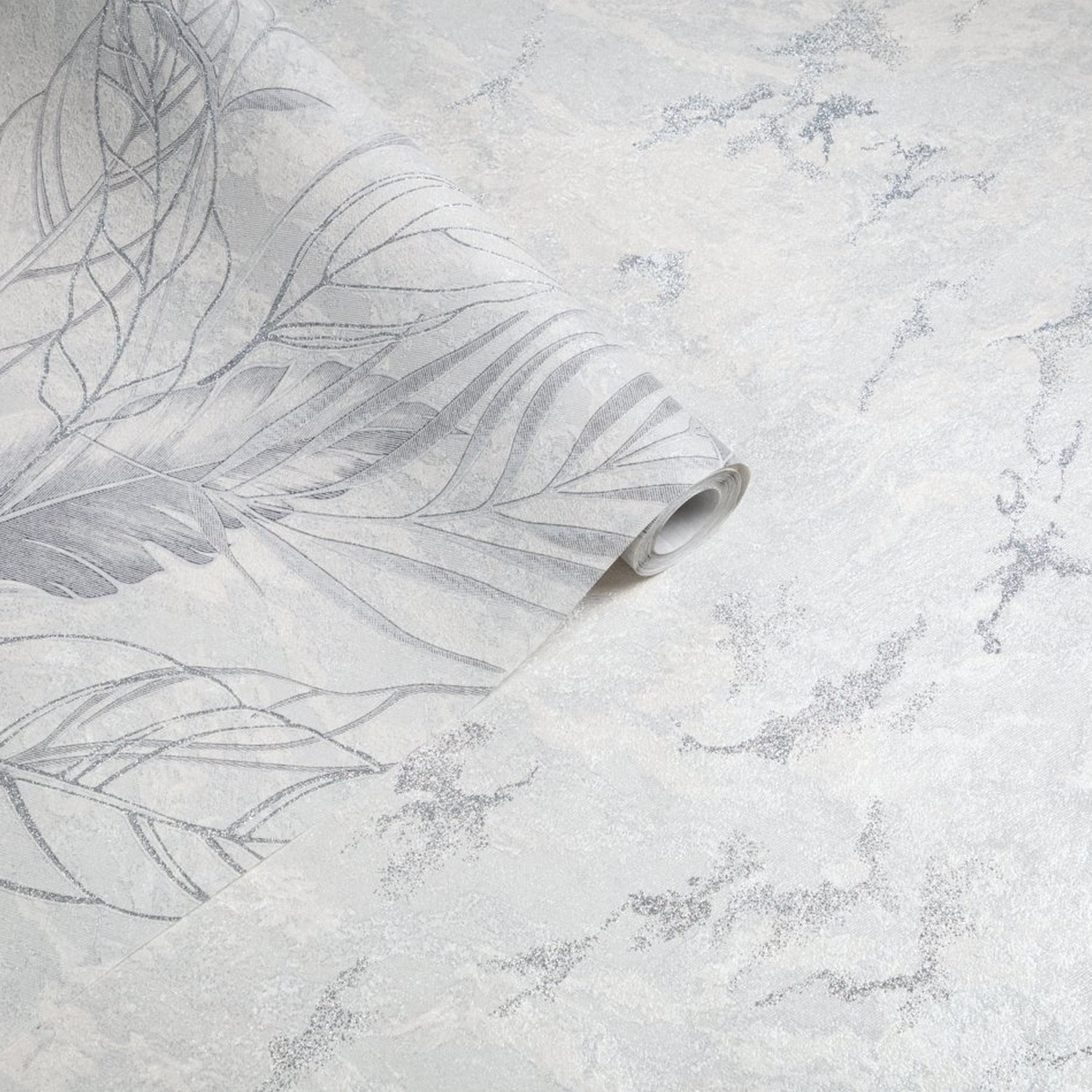 Обои флиз "Home Color" PROTECT-PLUS-VESNA фон (св.-сер.) HC72438-14 1,06*10м *1/8