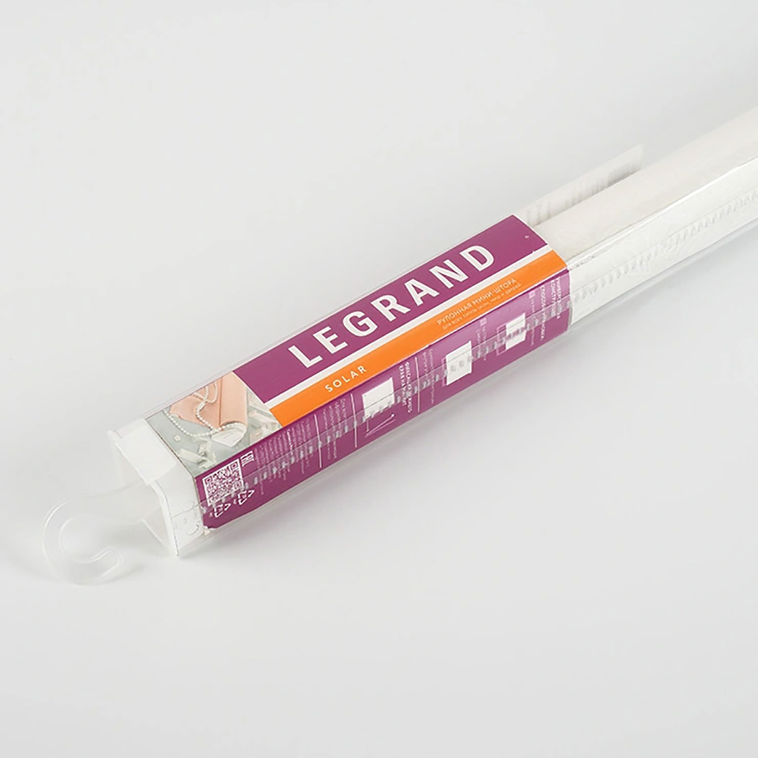 Штора рулонная Леона белый 61,5*175 Легранд *1/6