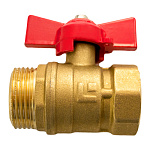 Кран шаровый 1" (Ø25) М/П бабочка STI 11Б27п1 (9593) *1/50