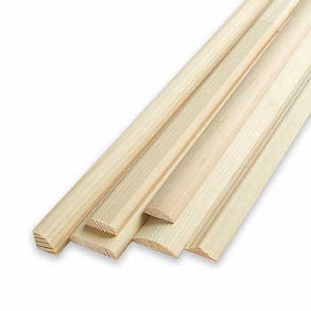 Раскладка 2.1-2.2 м, 20 мм, сращенная, бессучковая, фигурная