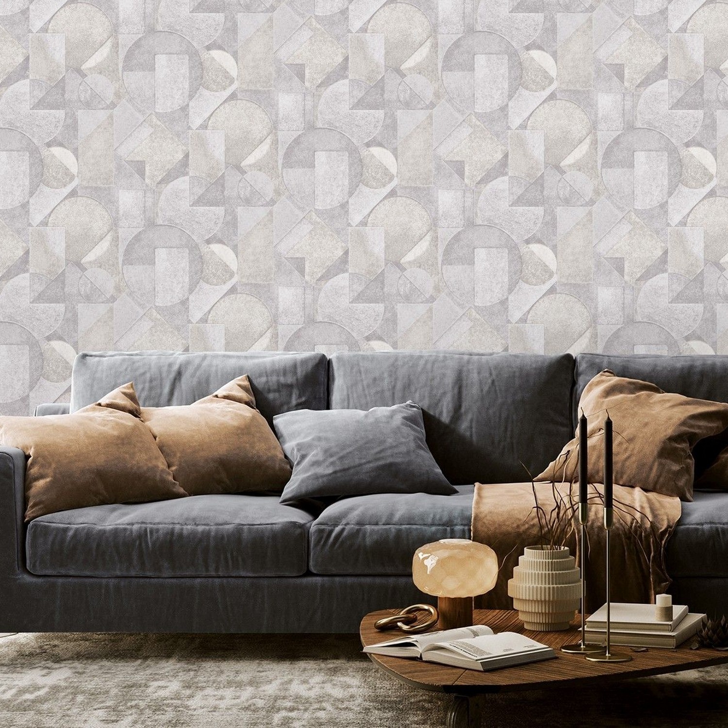 яяяОбои флиз Ateliero Cubus 88194-03 1.06*10м *6