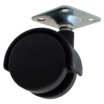 Опора колесная мебельная 40мм с площадкой 10.01.06 TRODOS *4/200