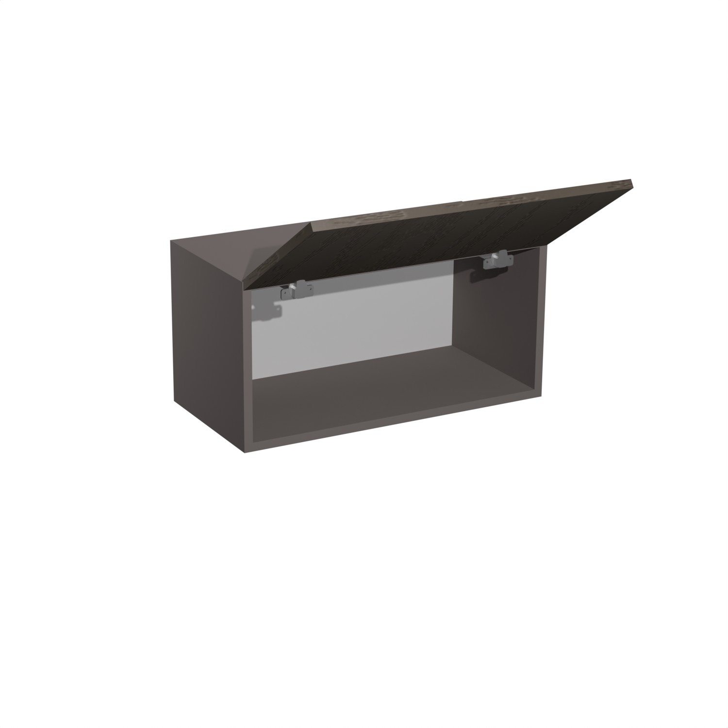 Шкаф навесной 600х300х290 мм BROZEX-WOOD Эрика, 3 ярус, грейдж / ясень грей софт