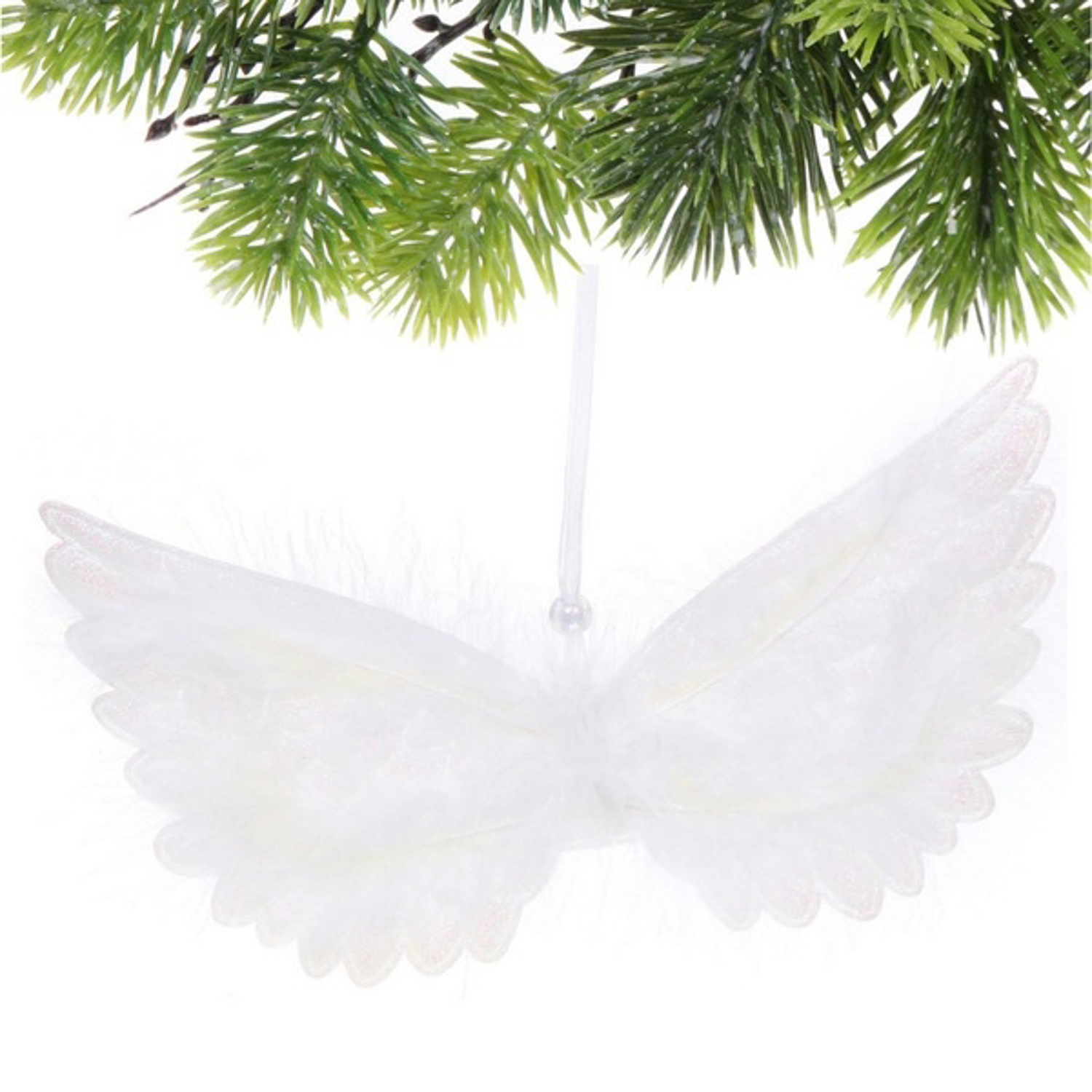Подвеска "Волшебные крылья" 23 см, Белый