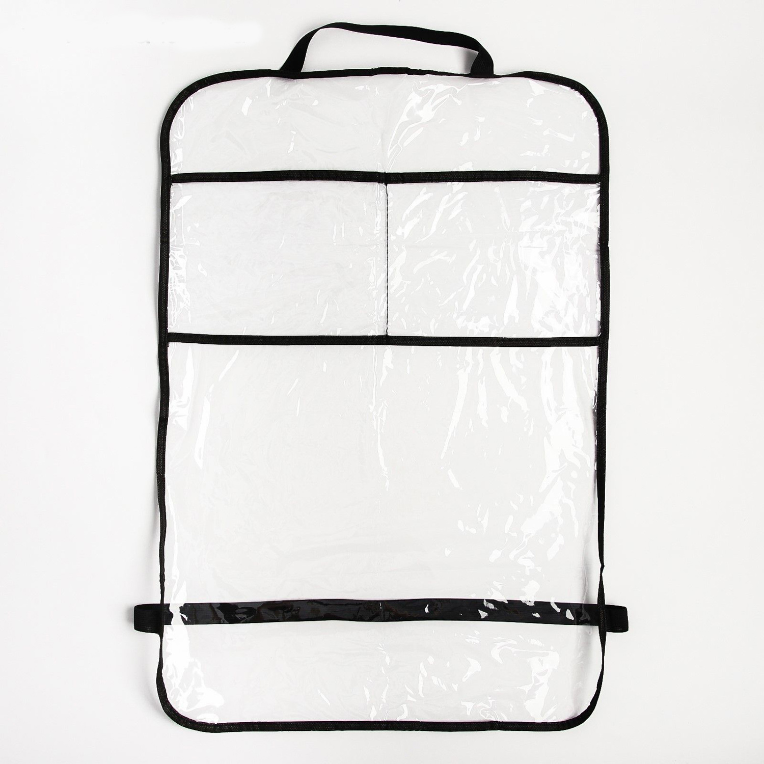 яяяЗащитная накидка на спинку сидения автомобиля, 60х40, ПВХ, 2 кармана 4940725 яяяЗащитная накидка на спинку сидения автомобиля, 60х40, ПВХ, 2 кармана 4940725