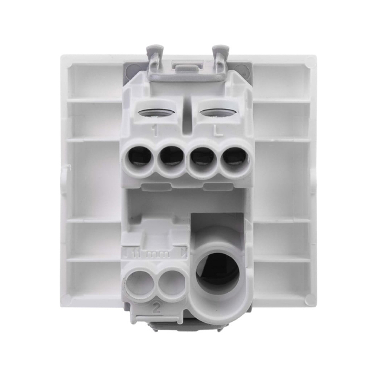 яяяВыключатель "Avanti" СП 2кл. "Белое облако" 16А ДКС 4400102 *