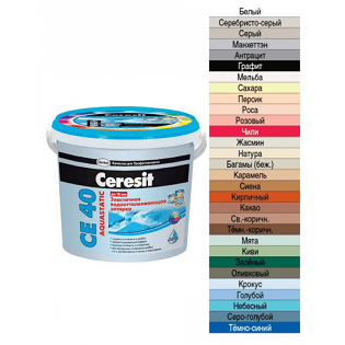 Затирка для швов Церезит CE 40, 2 кг, киви