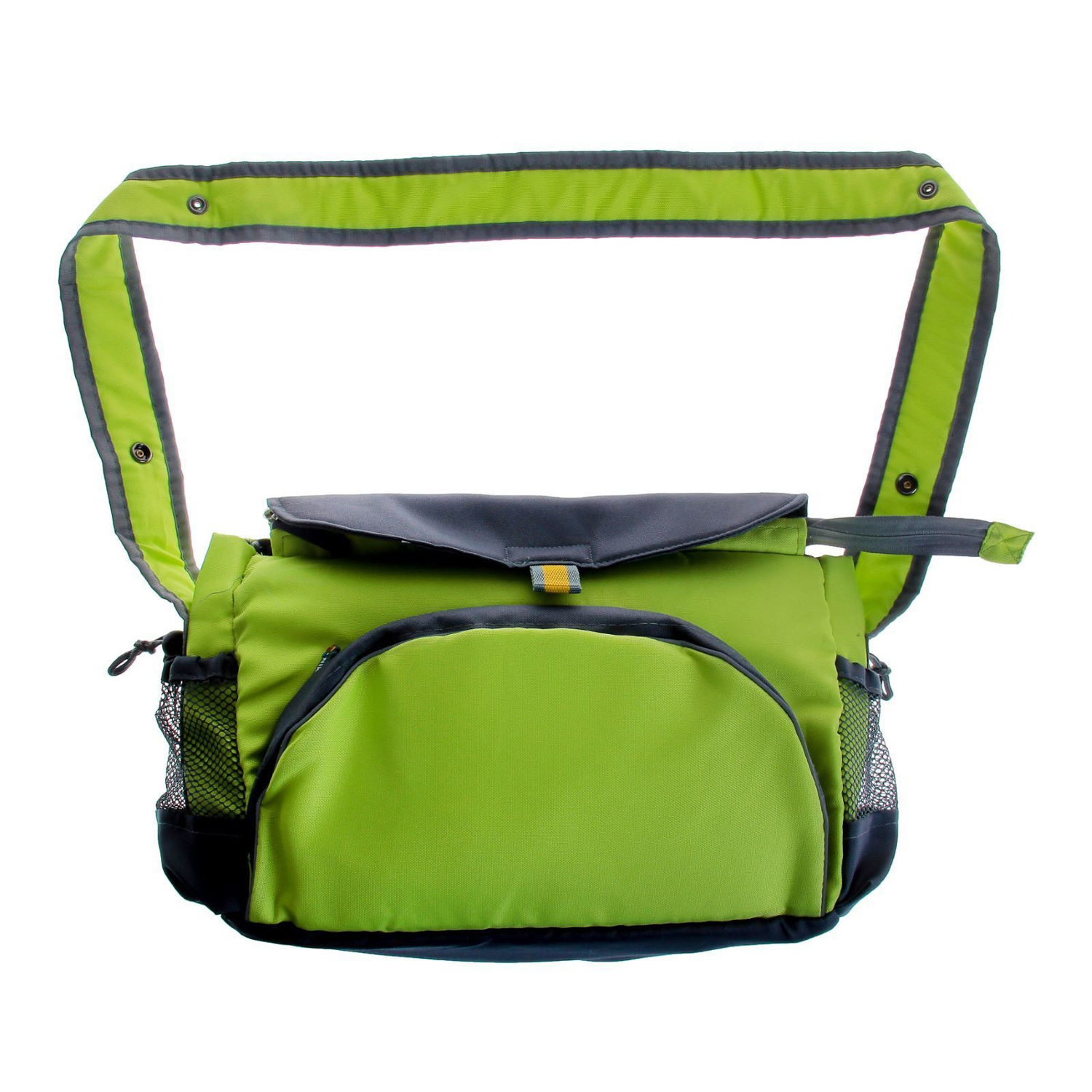 Санки-коляска детские "Ника Детям 7-2" лимонный рис."жираф" плоск.полозья/колеса НД7-2  *1