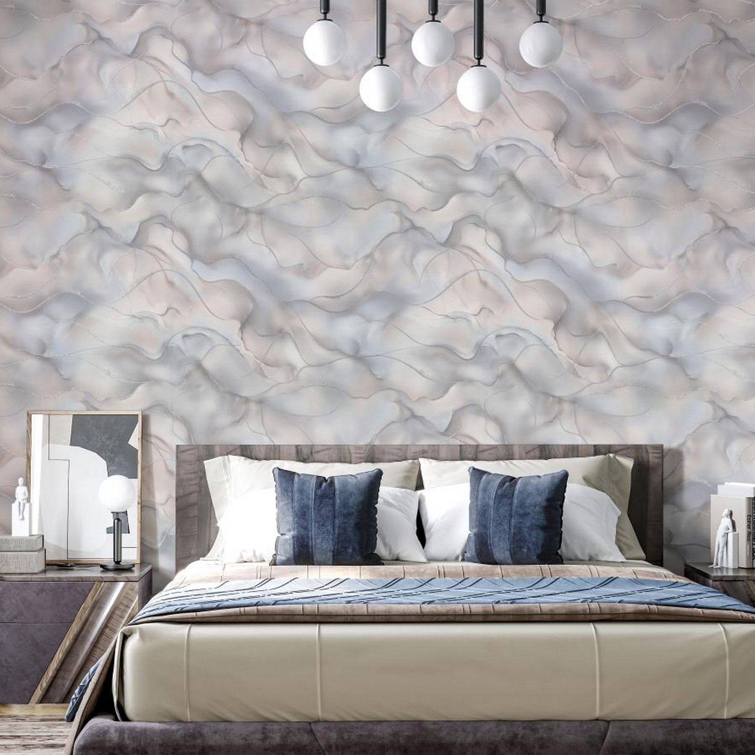 Обои флиз "Home Color" Winner фон (сер.) HC72452-46 1,06*10м*1/8