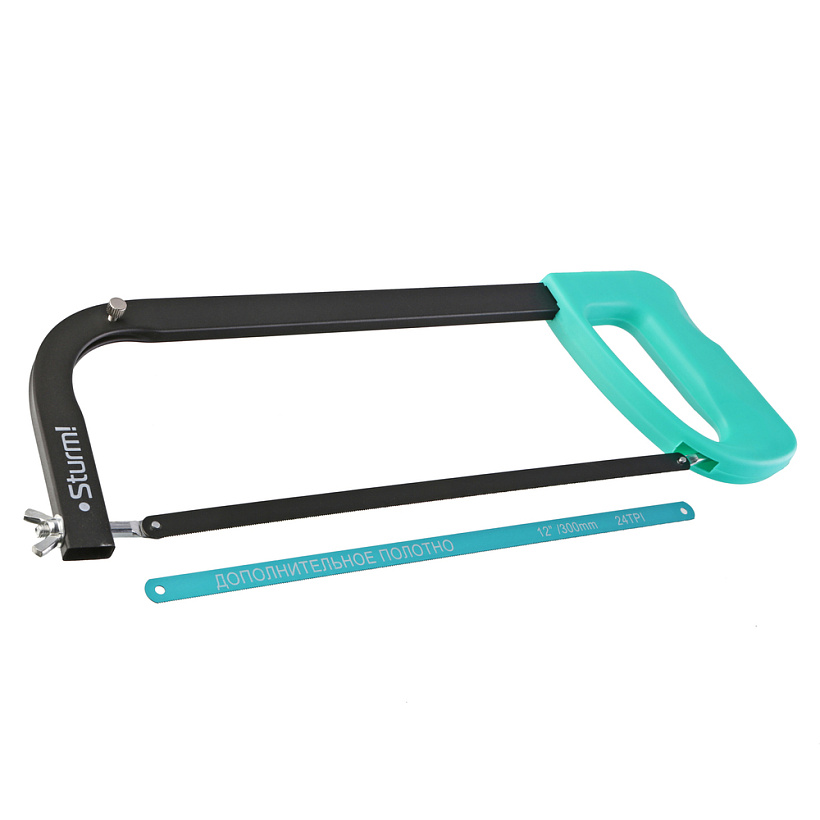 Ножовка по металлу 300мм с пластм. ручкой +доп.полотно (арт.1061-04-300SP) STURM *1/12/48 Ножовка по металлу 300мм с пластм. ручкой +доп.полотно (арт.1061-04-300SP) STURM *1/12/48