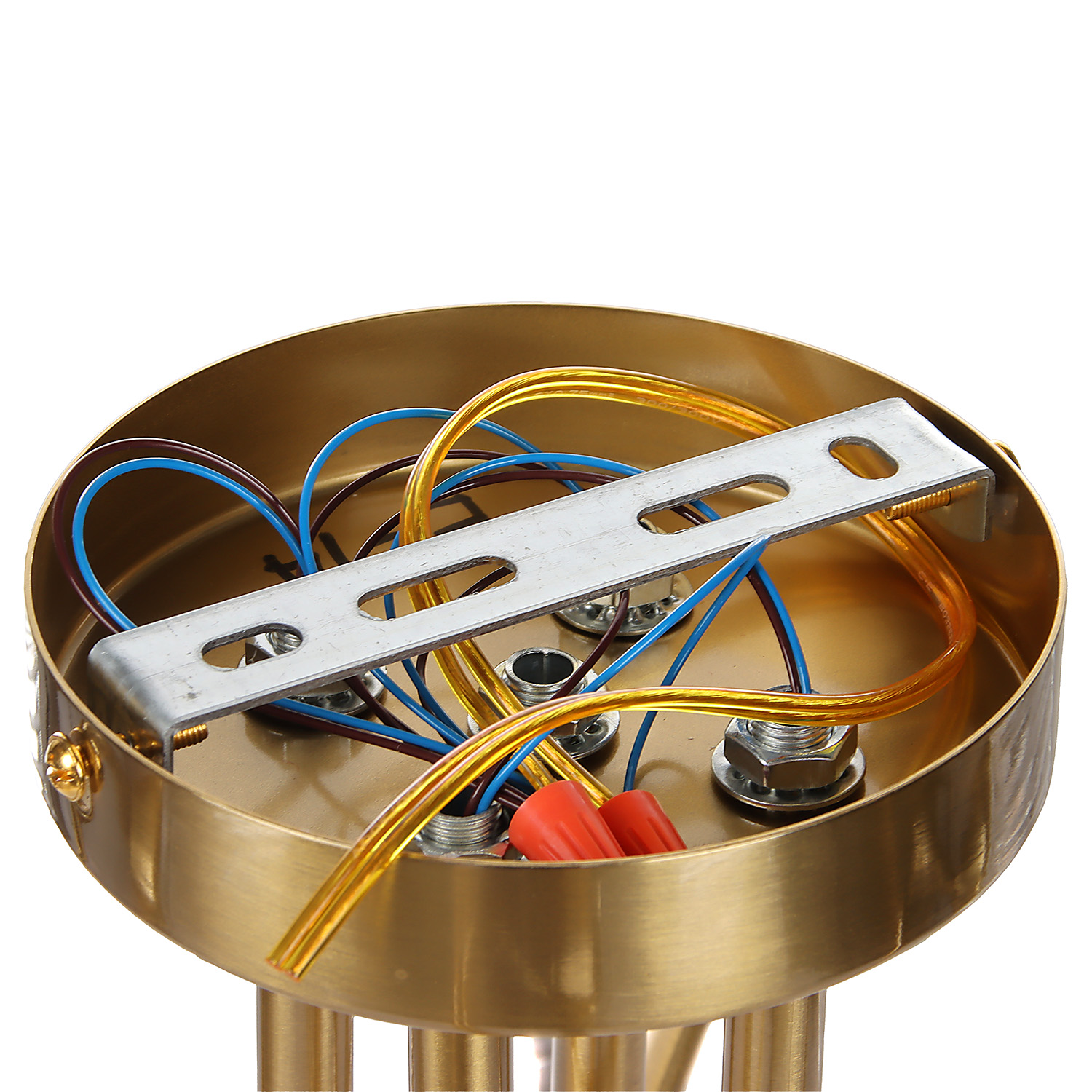 Люстра N6589/4 COP 4*40W E14 220V (d-550; h-225)  VERNER LIGHTING *1