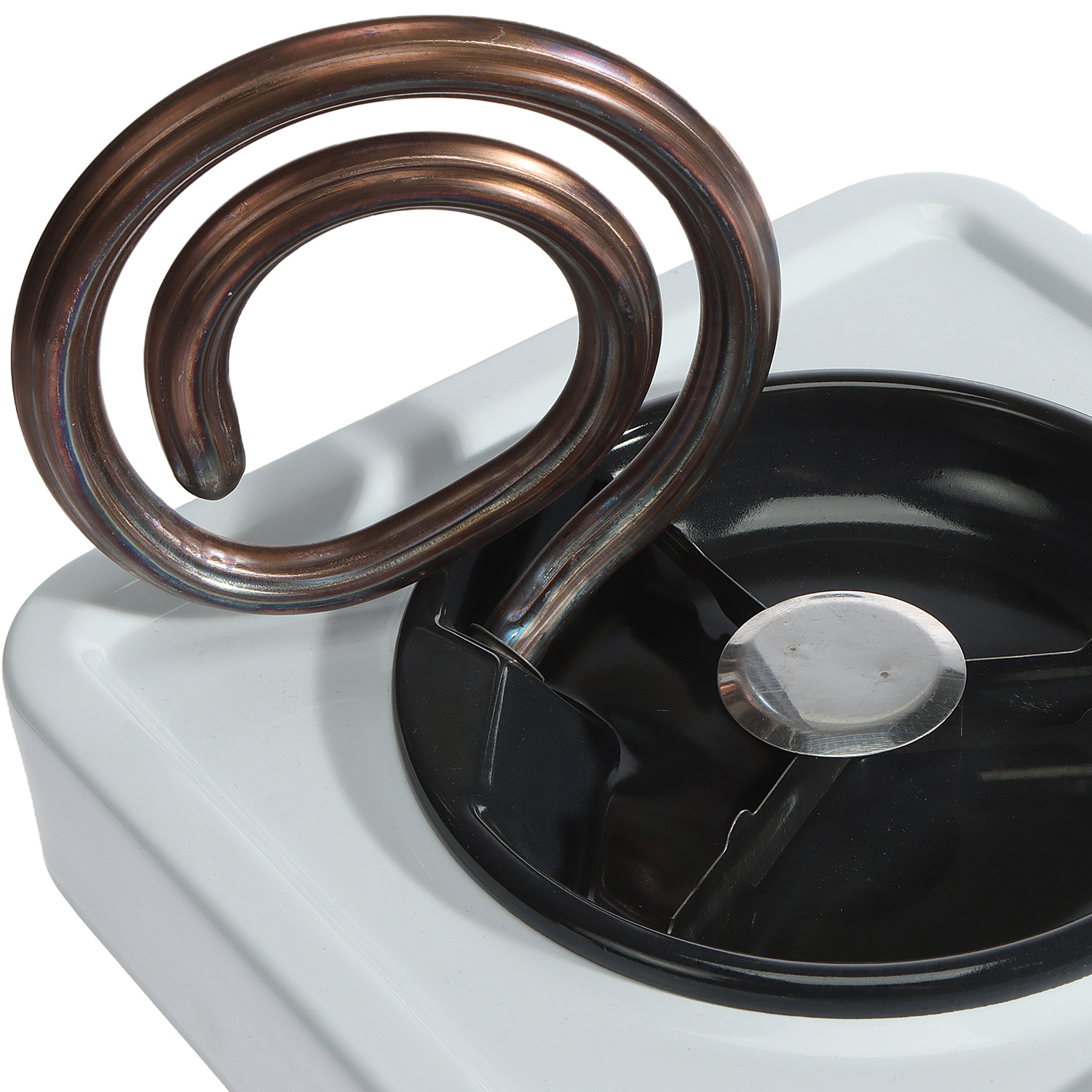 Электроплитка 1конфорка 1000Вт спираль, белая "Злата-114Т" (Златоуст) *1