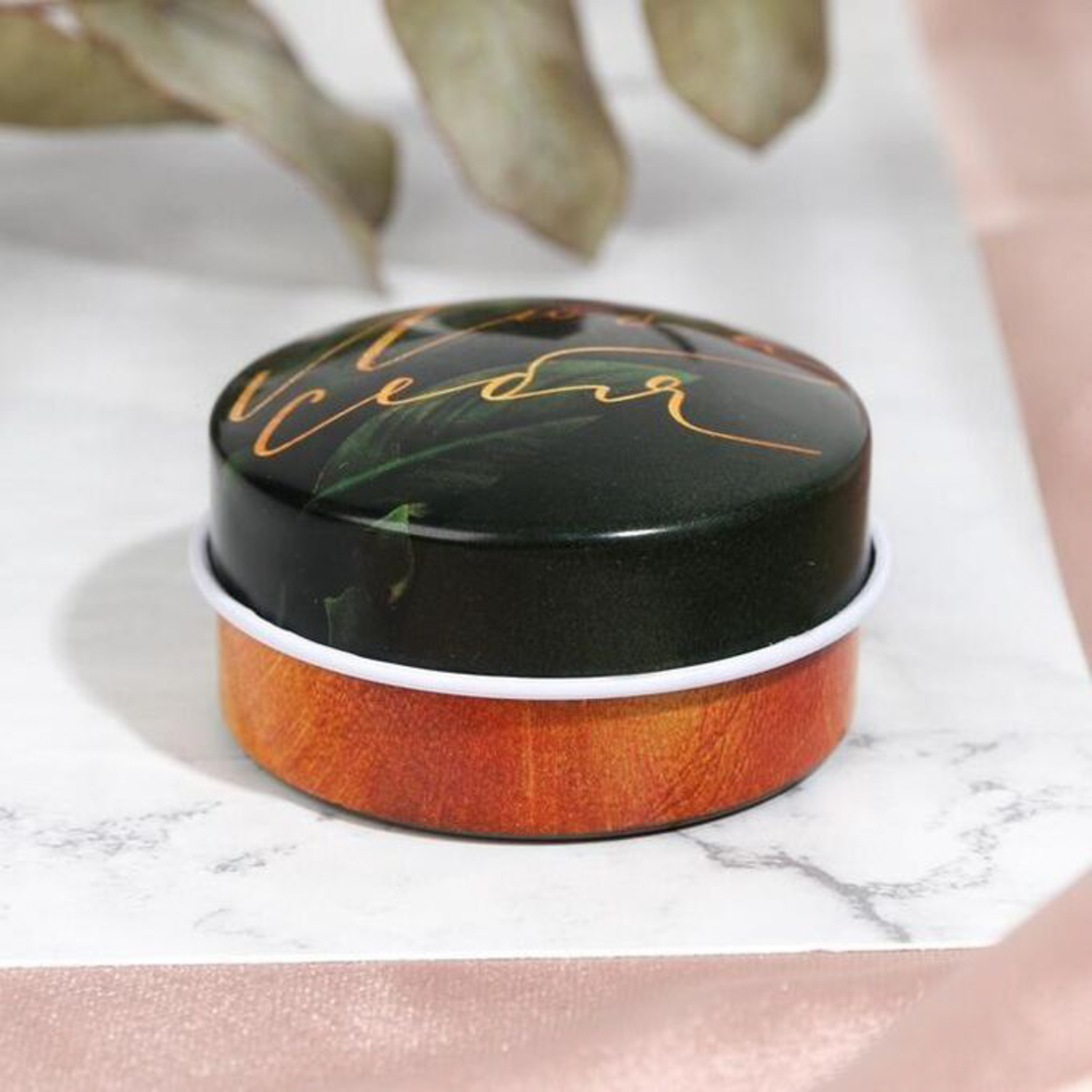 Свеча в железной банке «Люби себя», 2,5 х 5 см   6488795