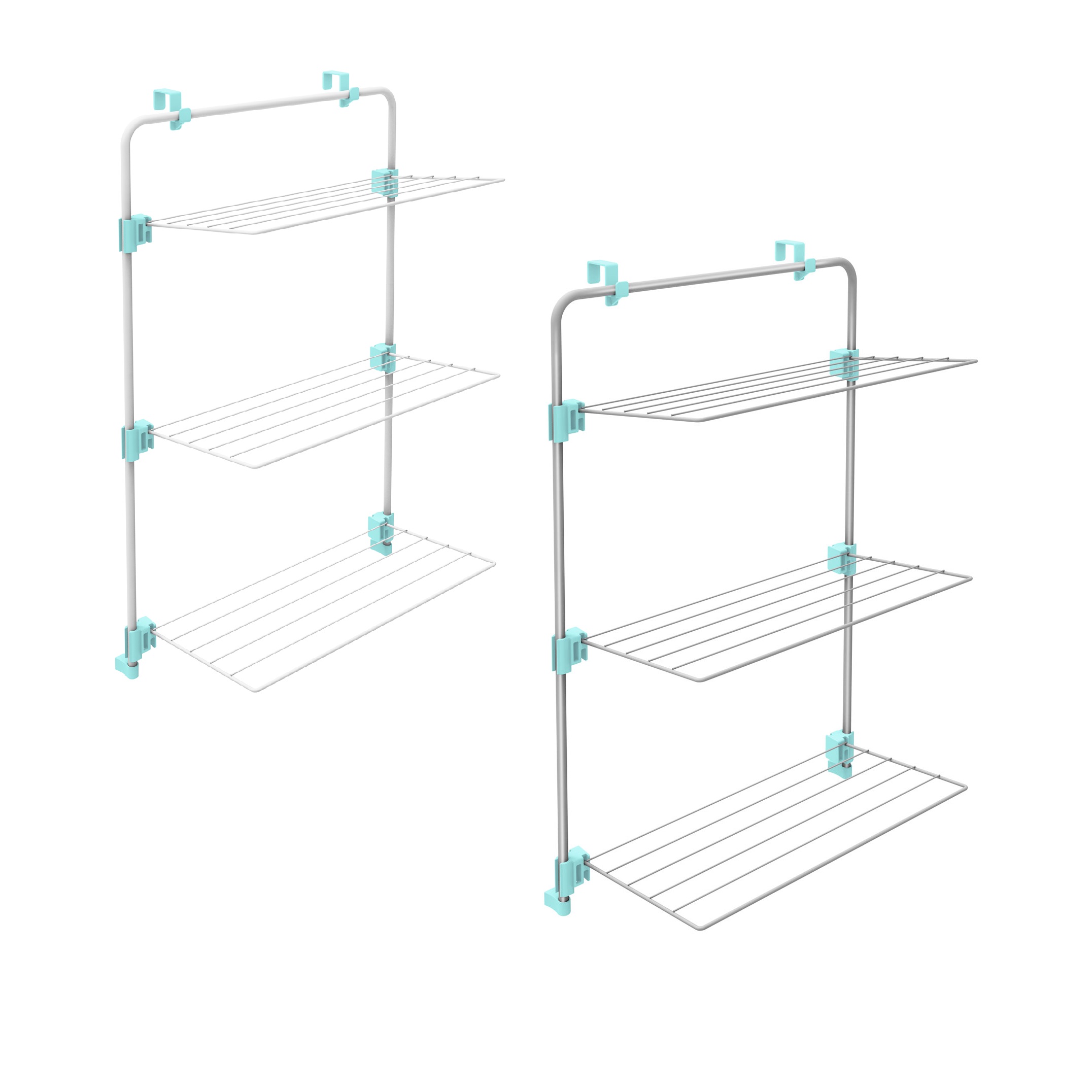 Сушилка для белья навесная на двери, на душев.ограждение 3-х уровн. "Ника" СБН1 (Ижевск) *1/5 Сушилка для белья навесная на двери, на душев.ограждение 3-х уровн. "Ника" СБН1 (Ижевск) *1/5