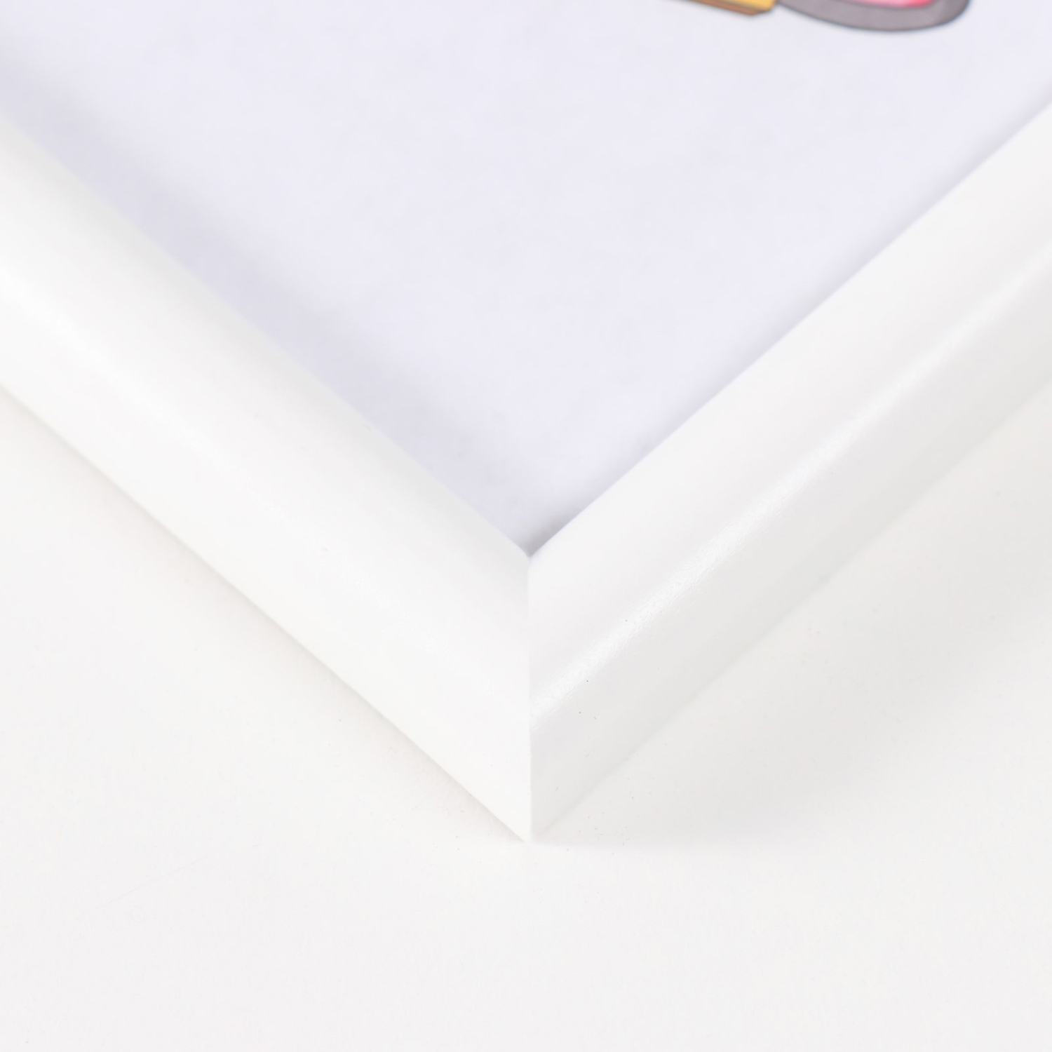 Фоторамка МДФ 10х15 см, №5 "Simple", белая (пластиковый экран) 9901594