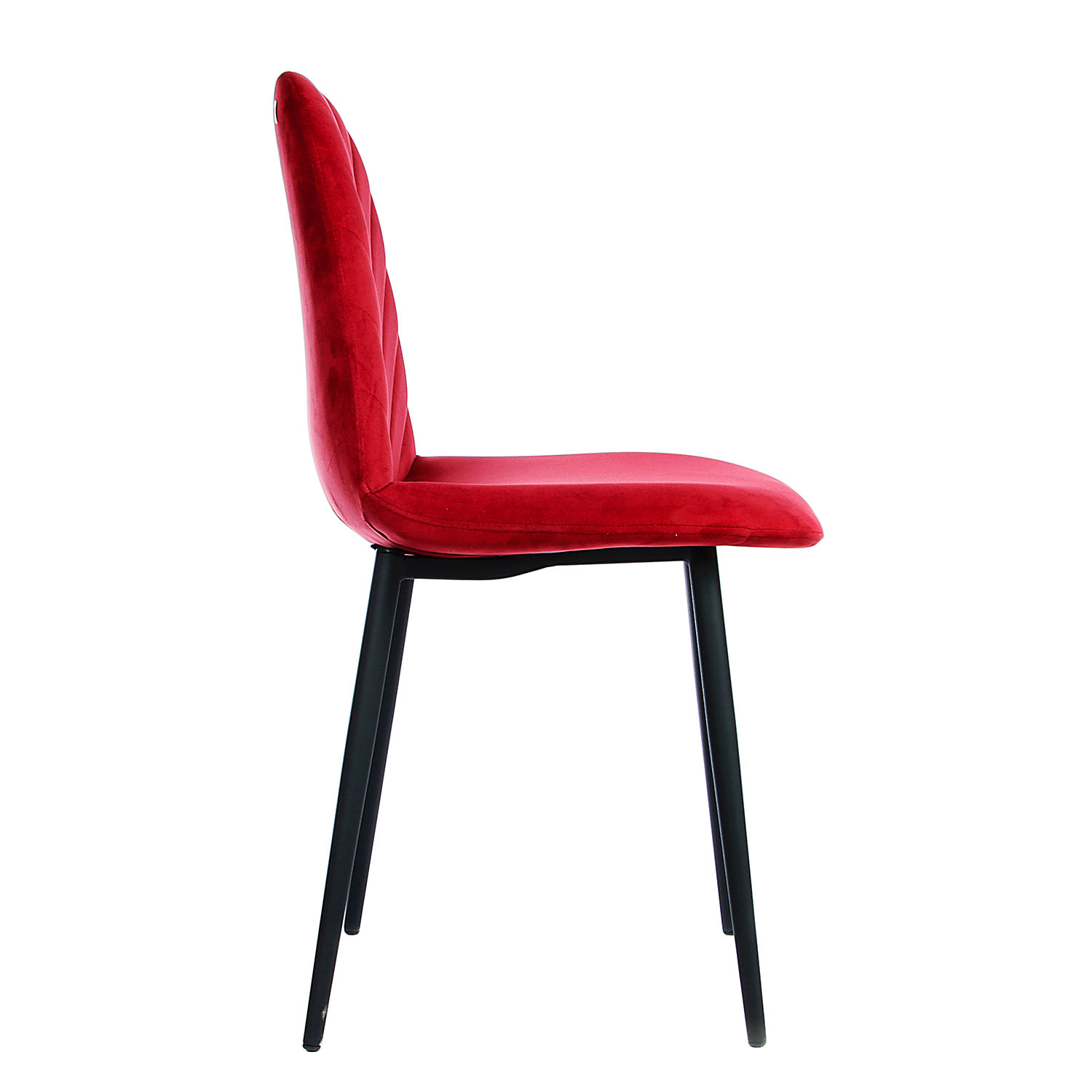 Стул FORPOST Малибу, 44х84х38 см, велюр конфетти руби вайн, красный