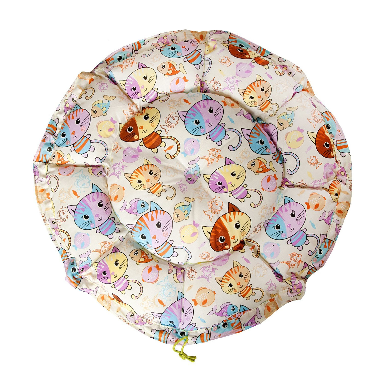 Лежанка "Ватрушка" Коты, 50 х 50 х 10 см   4250898