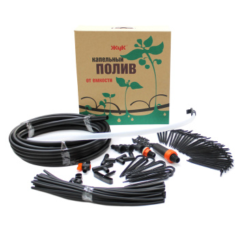 ПОЛИВ Капельный от емкости 30 растений автомат/таймер "ЖУК" *1/2