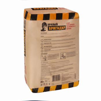 Клей для блоков 25 кг Бравый бригадир КСБ-17 зимний