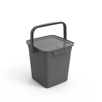 Контейнер для хранения пластм. "Smart" 6,5л 220х235х230мм Серый арт.693("Полимербыт")*1/6/12