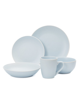 Тарелка керамич. "Fioretta" "Scandy Blue" глубокая d20,5см TDP546 *6/24