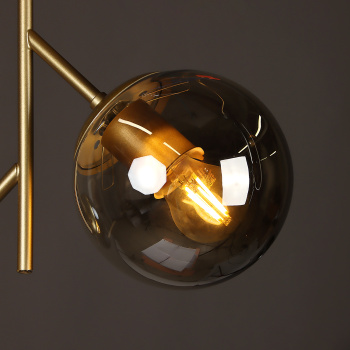 Люстра N36375/2 GD 2*40W E27 220V (l-350; w-130; h-300) VERNER LIGHTING *1