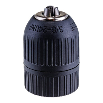 Патрон для дрели 13мм БЗП резьба 3/8" корпус пластик (2907-13-3/8) ЗУБР *1/36