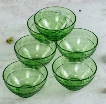 Салатник стекло Luminarc "Louise Chartreuse" d12см Зеленый прозрачный O0489 *36