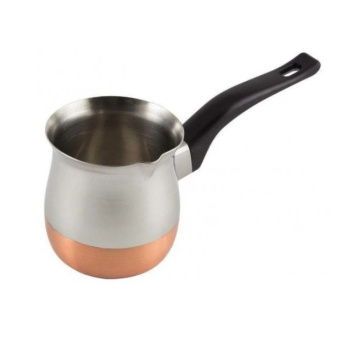 яяяТурка нерж. с медным дном  0,35л d75мм дл.пл.ручка 6123C-350 (МФК) *1/36