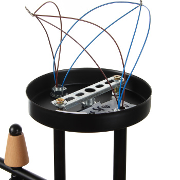 Люстра N6418/4 BK+WOOD 4*40W E27 220V (l-780; w-120; h-270) VERNER LIGHTING *1