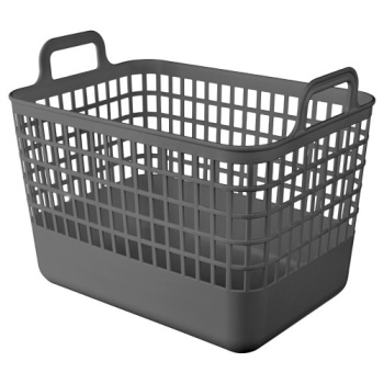 Корзина для хранения пластм. "Kobo" 320х224х255мм 15л Серый арт 435296011 ("Бытпласт") *1/16