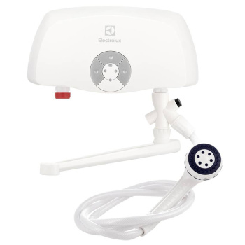 Водонагреватель проточный Electrolux Smartfix 2.0 TS, душ, кран, 5.5 кВт, вертикальный