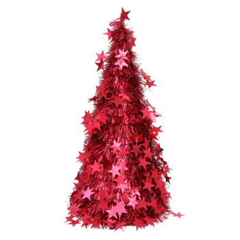 Елка декоративная TINSEL "Звездный путь" 50 см, Красный