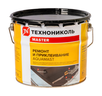 Мастика битумная 3 кг ТехноНиколь АquaMast, кровельная