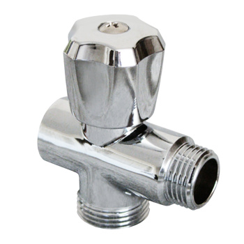 Вентиль трехпроходной для бытовой техники 1/2"х3/4"х1/2" П/П/М AQUALINK (03968) *1/10/100