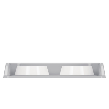 Миски для животных пластм. 2-е ёмкости на ПОДДОНЕ 410х300х60мм Серый М8629 *1/10 Миски для животных пластм. 2-е ёмкости на ПОДДОНЕ 410х300х60мм Серый М8629 *1/10