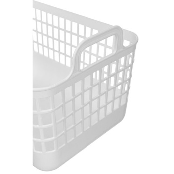 Корзина для хранения пластм. "Kobo" 320х224х255мм 15л Белый арт 435296016 ("Бытпласт") *1/16