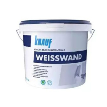 Краска акриловая для стен и потолков 2,5 л КНАУФ-Вайсванд  белая *1/144