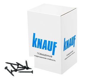 Саморезы по металлу KNAUF КОРОБКА 3,5*35 частая резьба ГКЛ TN (1000шт) арт.669564 *12