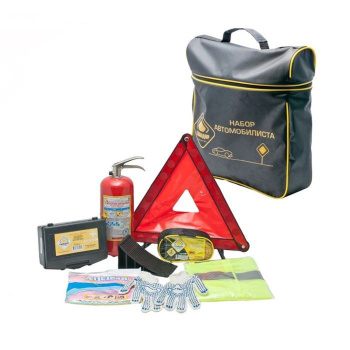 Набор автомобилиста "ГЛАВДОР" + жилет + противооткатный башмак 2848680