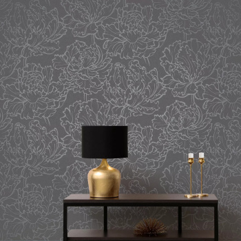 Обои флиз Elysium Санфло (графит)  Е28825 1,06*10м  *1/6